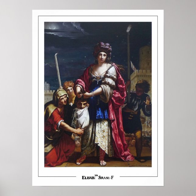 Elisabetta Sirani Zedign Art Poster nº 10 (Frente)