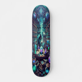 "Elixir of Elements: Alchemist's Lab Skateboard De