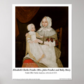 Elizabeth Clarke Freake e Baby Mary - Poster