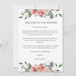 Elizabeth Wedding - Carta de Boas-vindas e Itinerá