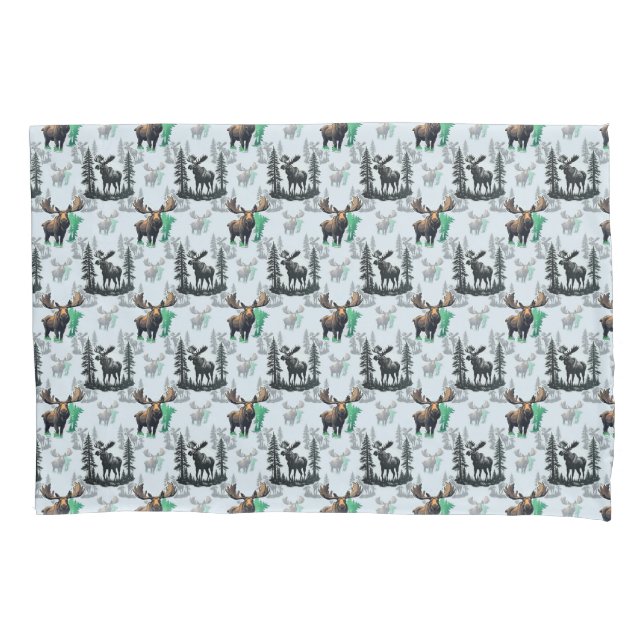 Elk Moose Antlers Deer Pattern Design (Frente)