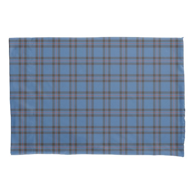 Elliot Clan Blue e Brown Scottish Tartan (Frente)