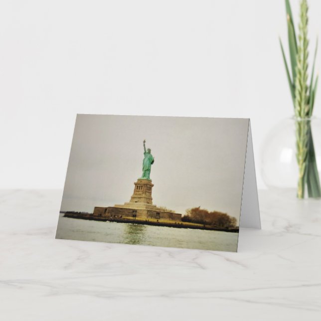 "Ellis Island" - Cartão Parabéns (Frente)