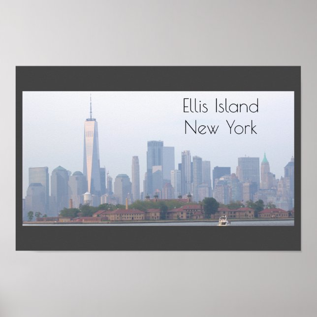 Ellis Island New York Poster (Frente)