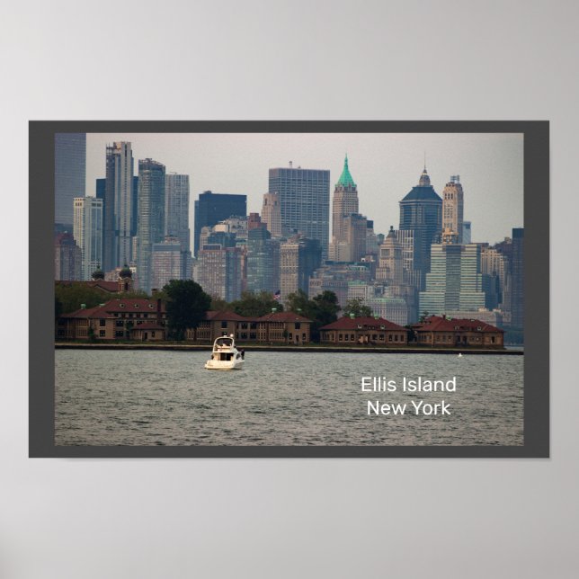 Ellis Island New York Poster (Frente)