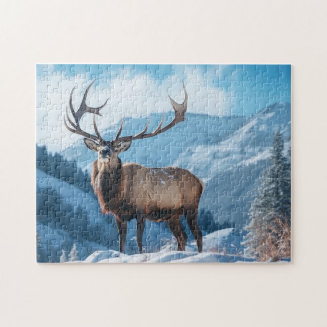 Ellowstone Elk quebra-cabeça (Horizontal)