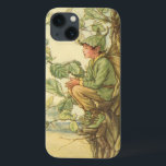 Elm Fairy alada em árvore<br><div class="desc">Deve ser difícil ser uma fada de elm. Esta criatura alada do livro de histórias está sentada numa árvore,  demorando alguns minutos para aproveitar o dia. Peça este impressão fantástico hoje!</div>