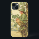 Elm Fairy alada sentada numa árvore<br><div class="desc">Deve ser difícil ser uma fada de elm. Esta criatura alada do livro de histórias está sentada numa árvore,  demorando alguns minutos para curtir o dia. Peça esta impressão fantástica hoje!</div>