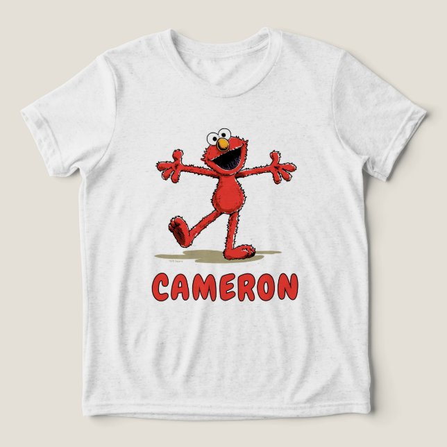 Elmo antigo da Rua Sésamo (Design frontal)