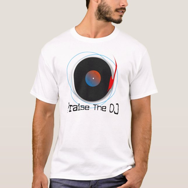 Elogie o DJ, camiseta (Frente)