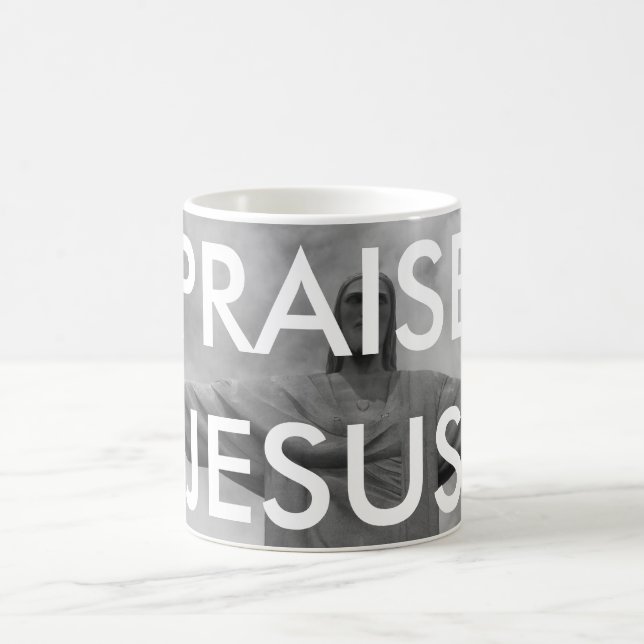 Elogio Jesus na caneca do escritório de Brasil (Centro)