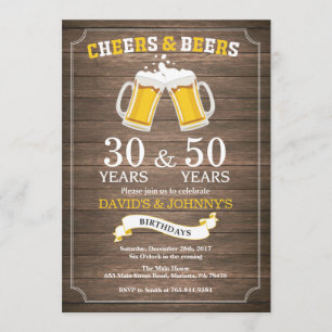 Elogios comum adultos e cervejas do convite do