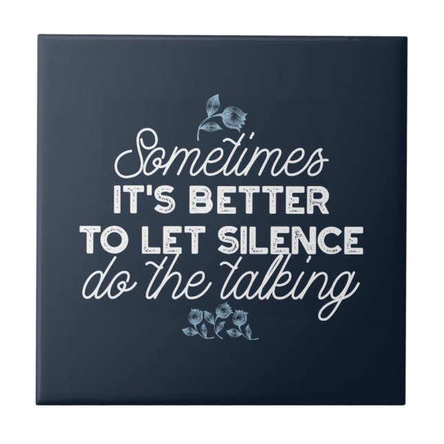 Eloquent Silence Cote Art para o Decor Sereno (Frente)