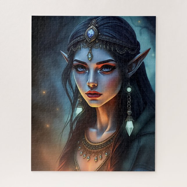Elven Princess Jigsee Quebra-cabeça - Arte de Fant (Vertical)