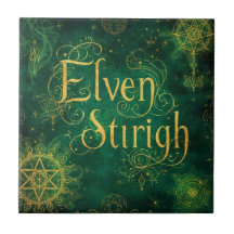 Elven Stirigh – Sigils in Green