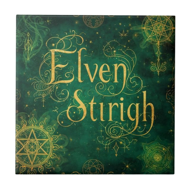 Elven Stirigh – Sigils in Green (Frente)
