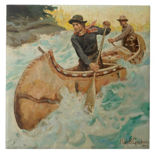 Em Águas Turbulentas Arte Ocidental por Philip R G