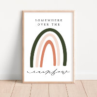 Em algum lugar sobre o Poster do Rainbow Nursery