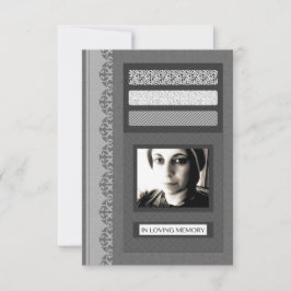 em anúncios de serviço de funeral de memória amoro