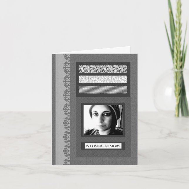 em anúncios de serviço de funeral de memória amoro (Frente)