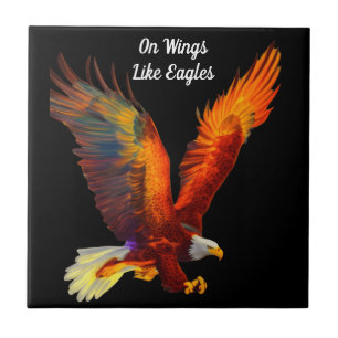 Em Asas Como Eagles Isaiah Bíblia Verse