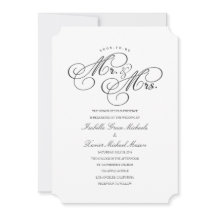 Em Breve, Sr. & Sra. | Convite De Casamento