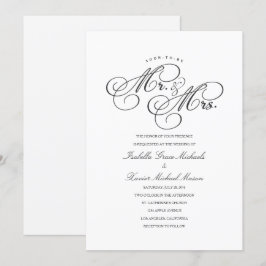 Em Breve, Sr. & Sra. | Convite De Casamento