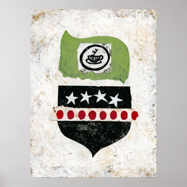 Em Busca Da Arte De Poster De Café (Frente)