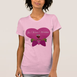 Em camiseta Vino Veritas - PINK/RASPBERRY