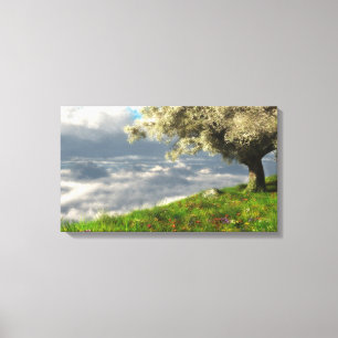 Em canvas da borda do mundo (primavera)