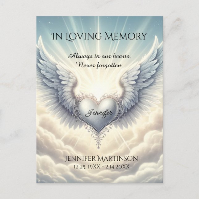 Em Cartão com fotos de memória de amor (Frente)