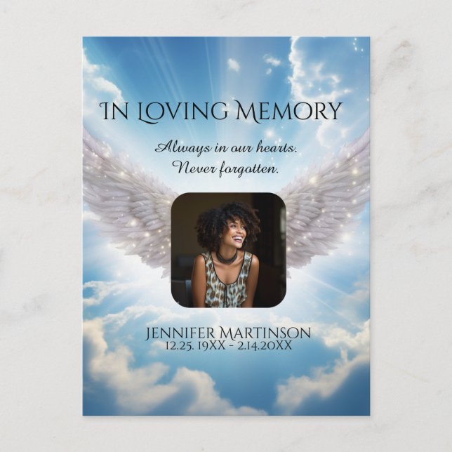 Em Cartão com fotos de memória de amor (Frente)