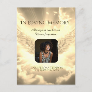 Em Cartão com fotos de memória de amor