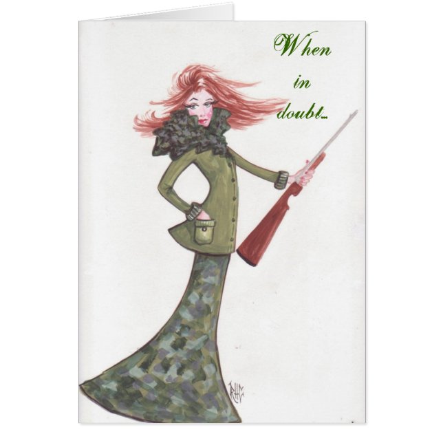 Em caso de dúvida… - Cartão (Frente)