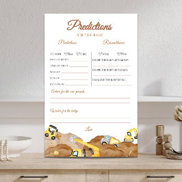 em construção chá de fraldas Predictions Jogo