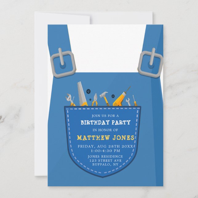 Em Construção, Festa de aniversário Handyman (Frente)