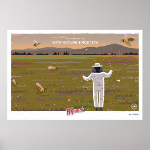 Em Contato com a Natureza desde 1874 Poster