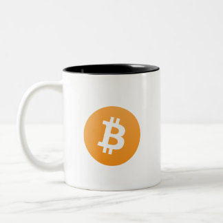 Em cripto nós confiamos a caneca de Bitcoin