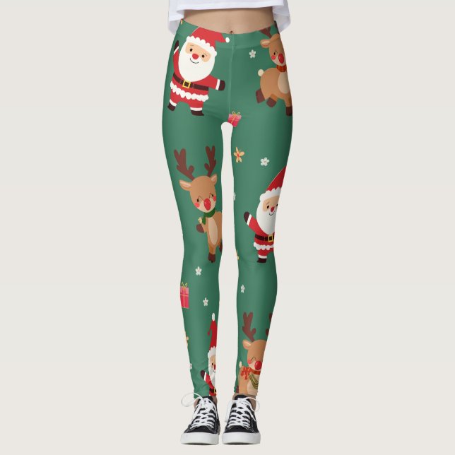 Em dias especiais, leggings de Natal especiais (Frente)