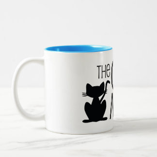 Em Dois Tons A caneca de café do Meow do gato