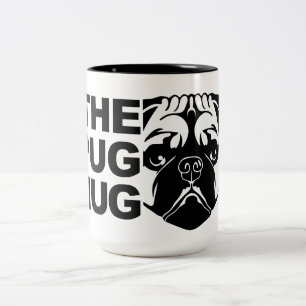 Em Dois Tons A Caneca Pug - Caneca de Café Fofa