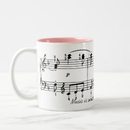 Em Dois Tons A música está sentindo a caneca de café