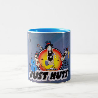 Em Dois Tons Apenas caneca de café dos loucos