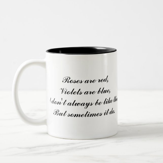 Em Dois Tons Às Vezes, É Como Se Fosse Uma Caneca De Café (Esquerda)