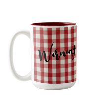 Aviso: Gênio no Trabalho Caneca de Café Bicolor