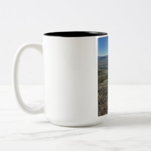 Em Dois Tons Bela Caneca de Café de Duas Cores com Paisagem da