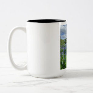 Em Dois Tons Bela Caneca de Café de Duas Cores com Paisagem da