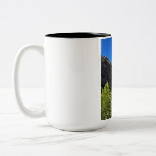 Em Dois Tons Bela Caneca de Café de Duas Cores com Paisagem da