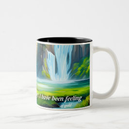 Em Dois Tons Bonita caneca de café