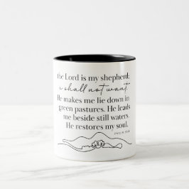 Em Dois Tons CANÇÃO 23:1 - Caneca de Café